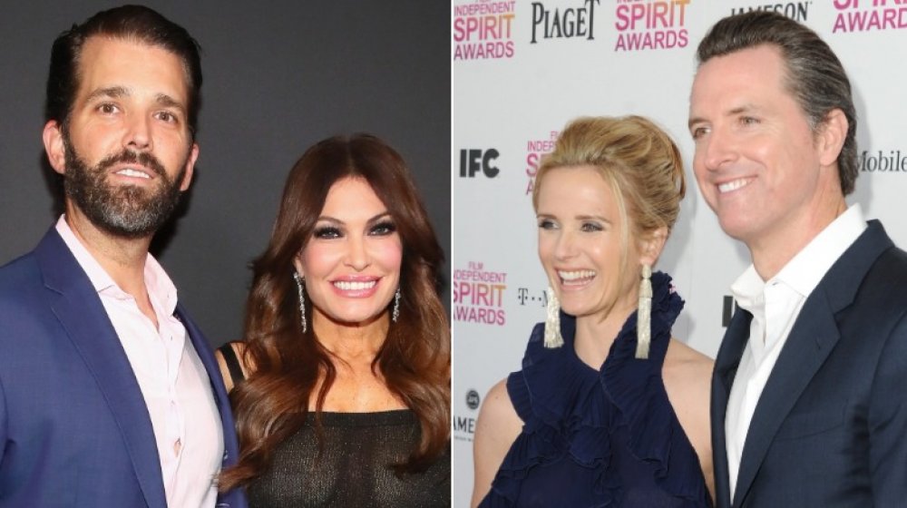 Donald Trump Jr., Kimberly Guilfoyle, Jennifer Siebel Newsom, Gavin Newsom