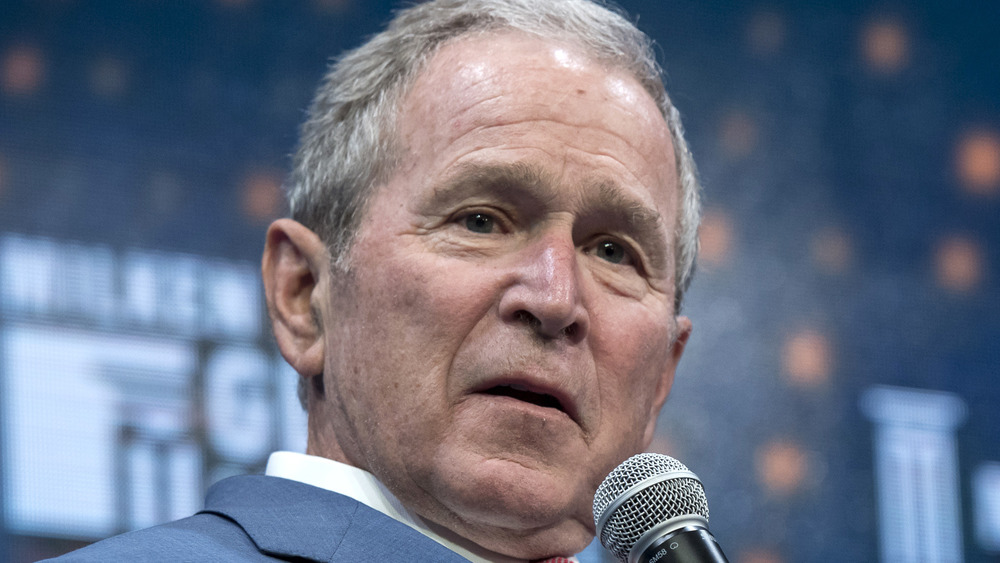 George W. Bush speaking at an event