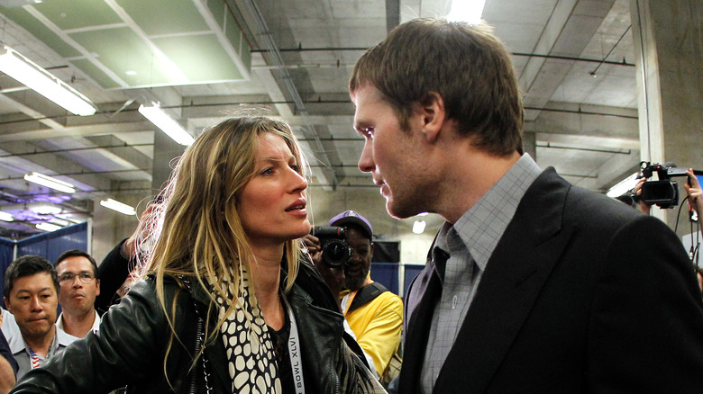 Gisele Bundchen Tom Brady Super Bowl XLVA