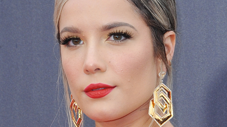 Halsey gazing in front