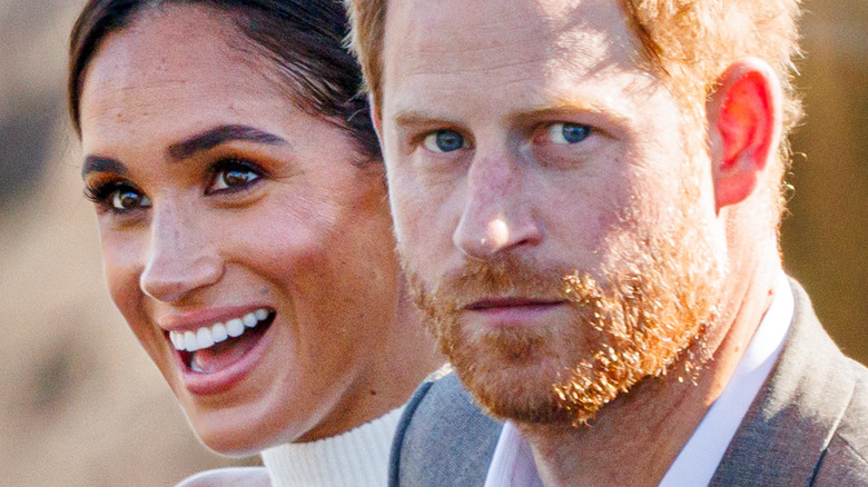 Meghan Markle and Prince Harry at an event