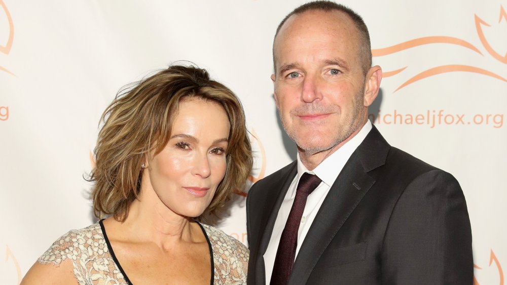 Jennifer Grey and Clark Gregg