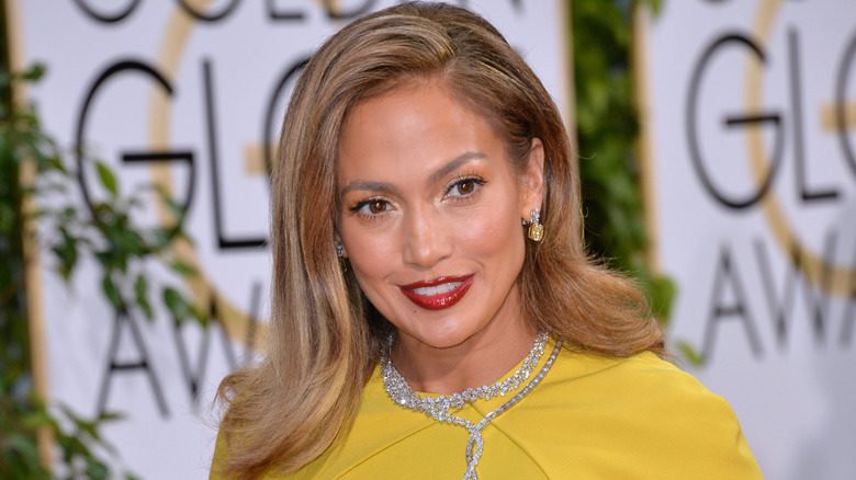 Jennifer Lopez smiling