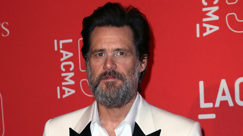 Jim Carrey looking glum 