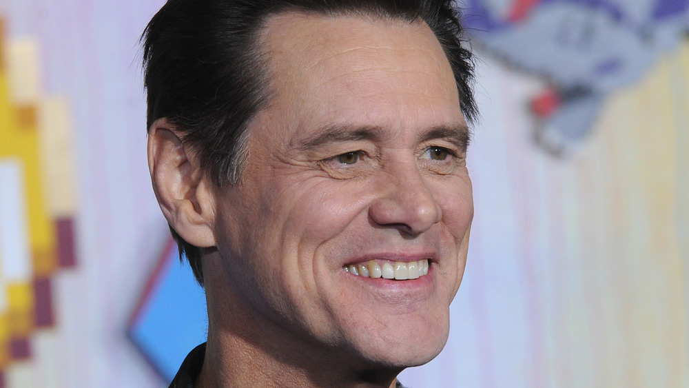 Jim Carrey smiling on the red carpet