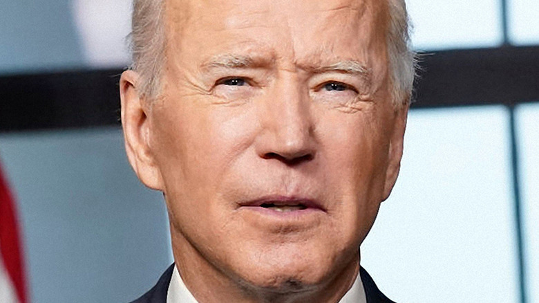 joe biden squinting