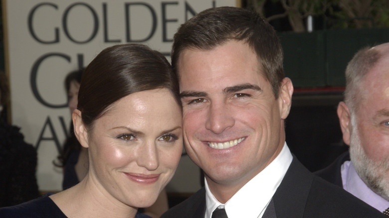 Jorja Fox with George Eads