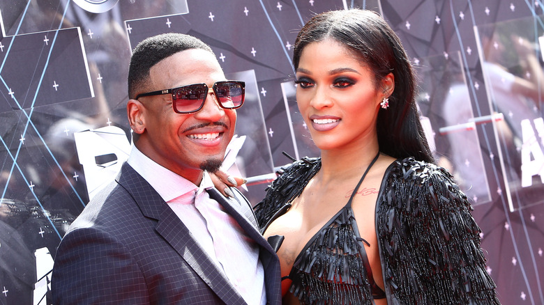 Stevie J and Joseline Hernandez on the red carpet