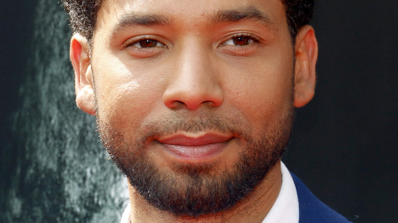 Jussie Smollett attending an event