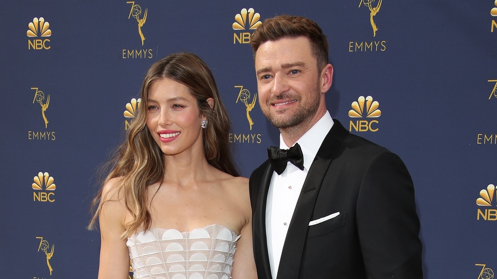 Jessica Biel and Justin Timberlake red carpet