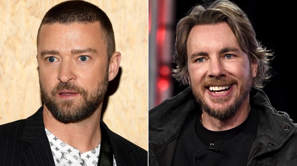 Justin Timberlake and Dax Shepard side-by-side