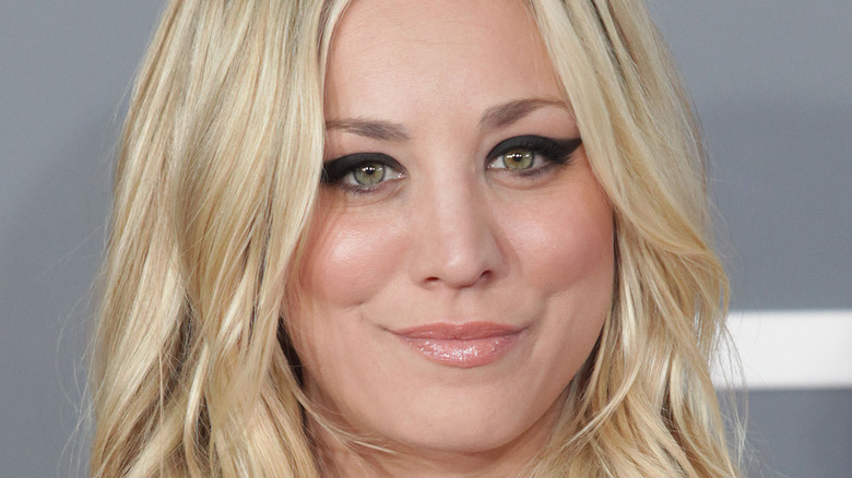 Kaley Cuoco smiling