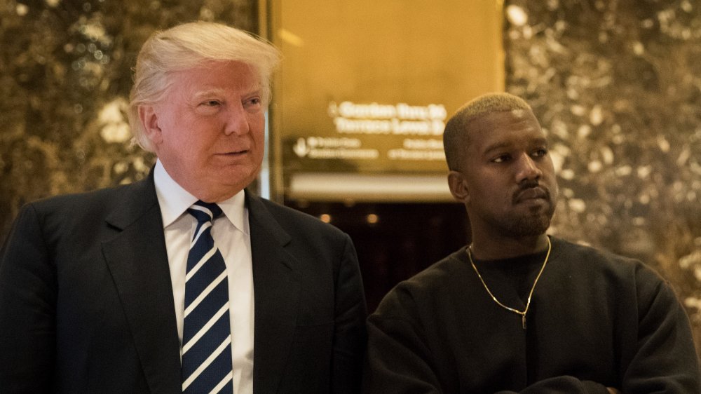 Donald Trump and Kanye West 