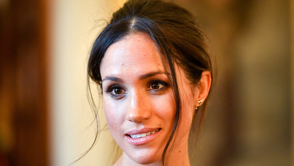 Meghan Markle wearing a bun