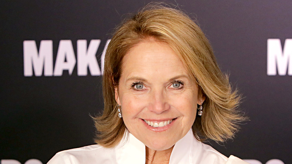Katie Couric poses