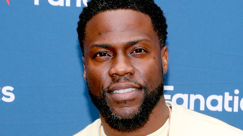 Kevin Hart attends Michael Rubin's Fanatics Super Bowl Party at Loews Miami Beach Hotel 