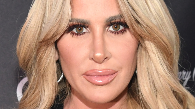 Kim Zolciak looking into the camera