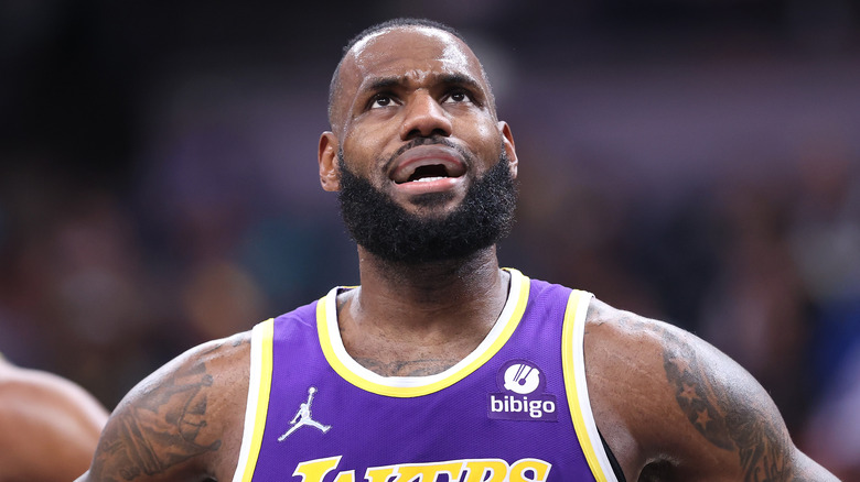 LeBron James Lakers game 