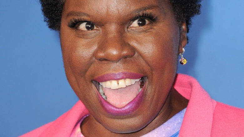 Leslie Jones smiling