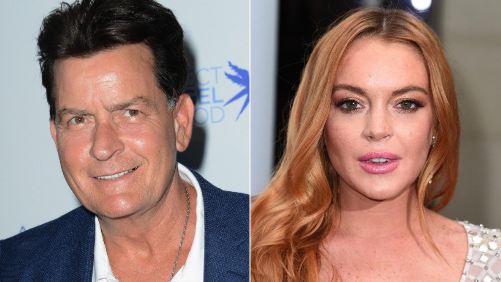 Charlie Sheen, Lindsay Lohan