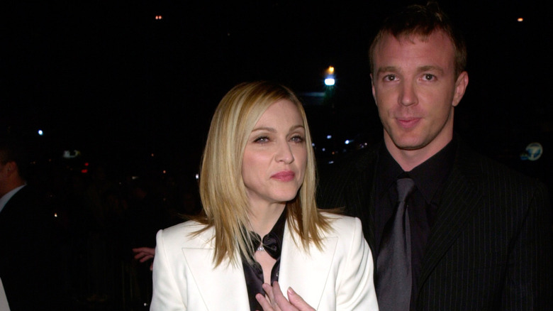 Madonna and Guy Ritchie smiling