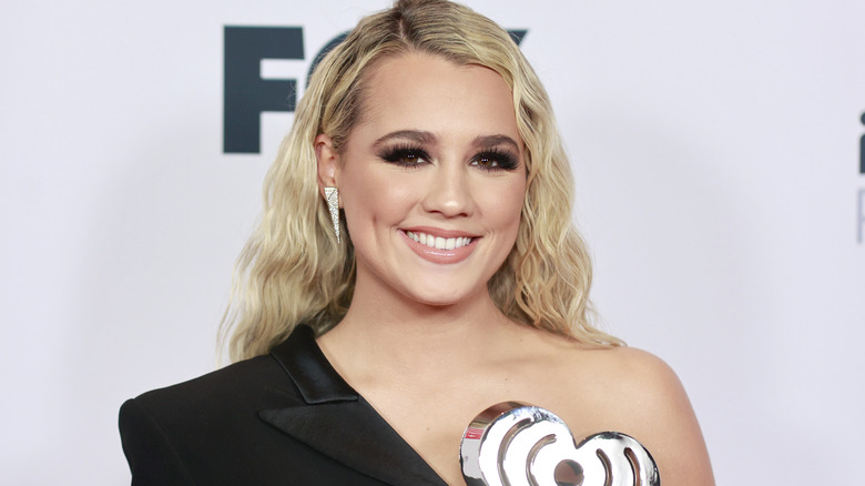 Gabby Barrett poses at the iHeartRadio Music Awards in 2021