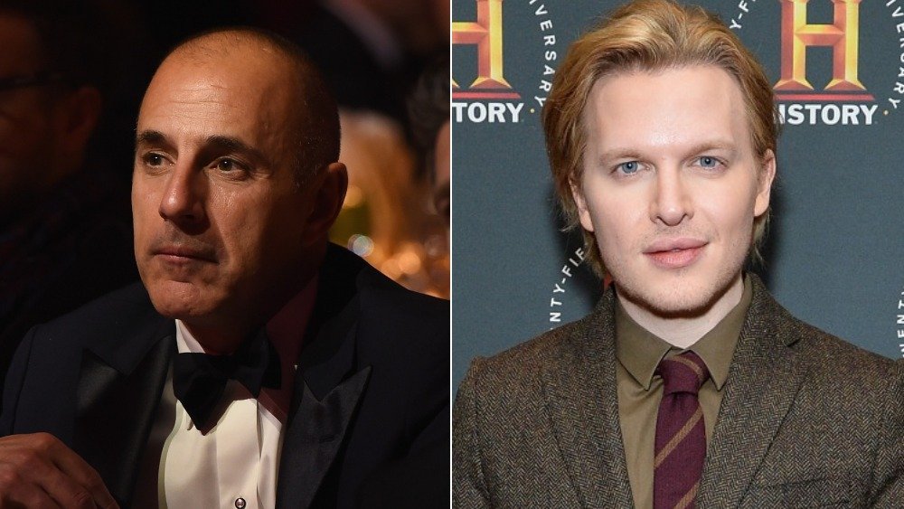 Matt Lauer and Ronan Farrow