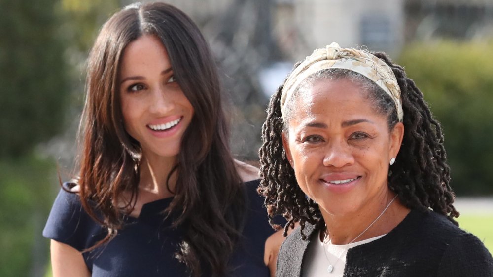 Doria Ragland and Meghan Markle