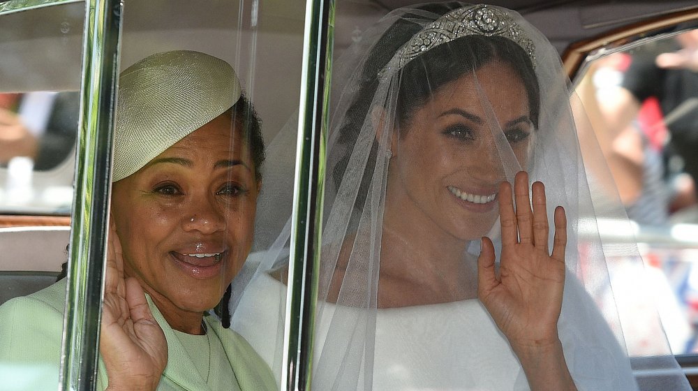 Doria Ragland, Meghan Markle and Prince Harry