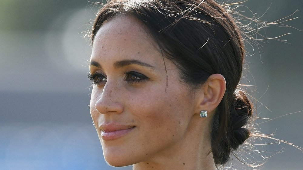 Meghan Markle poses