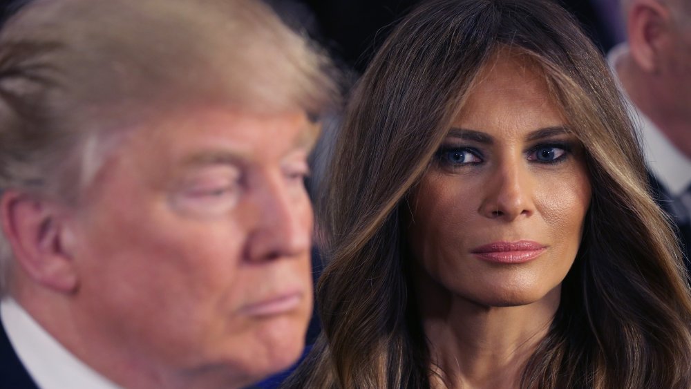 Melania and Donald Trump 