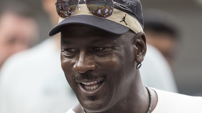 Michael Jordan smiling