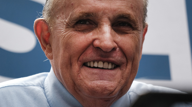 Rudy Giuliani smiling