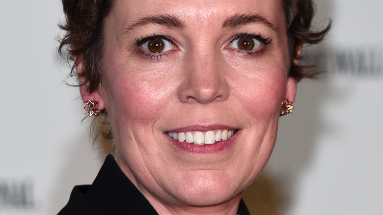 Olivia Colman with natural smile
