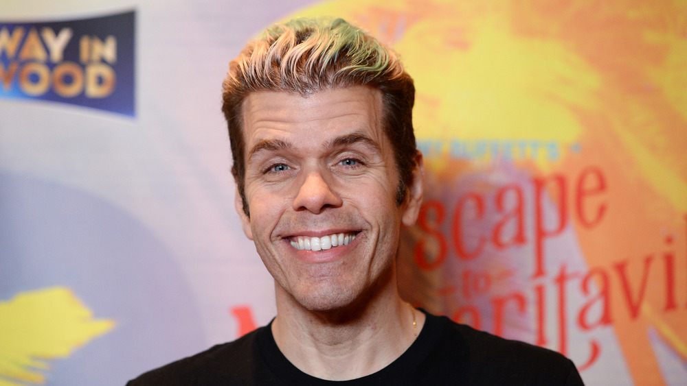 Perez Hilton smiling