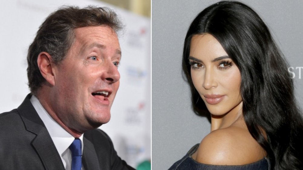 Piers Morgan and Kim Kardashian