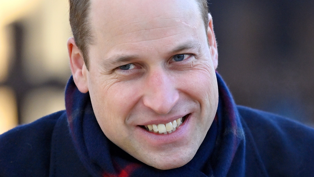 Prince William grimace