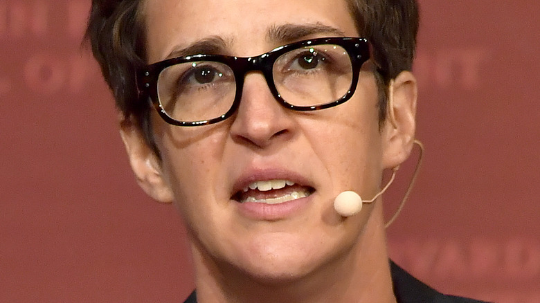  Rachel Maddow speaking in 2017