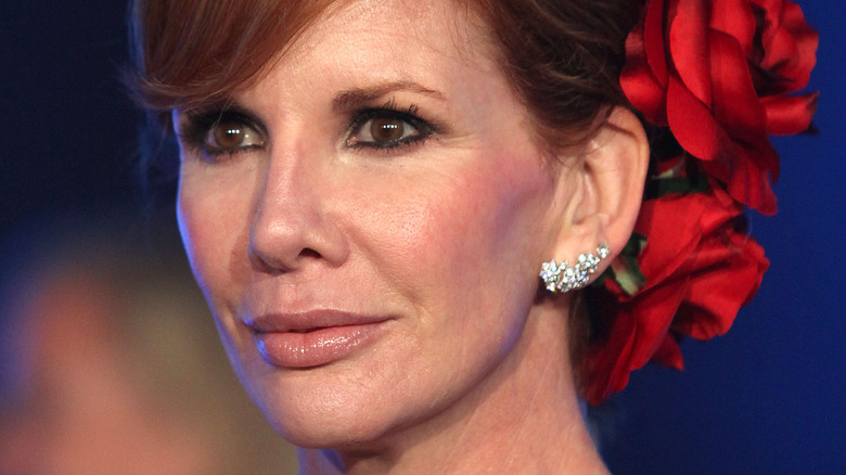 Melissa Gilbert poses at an event