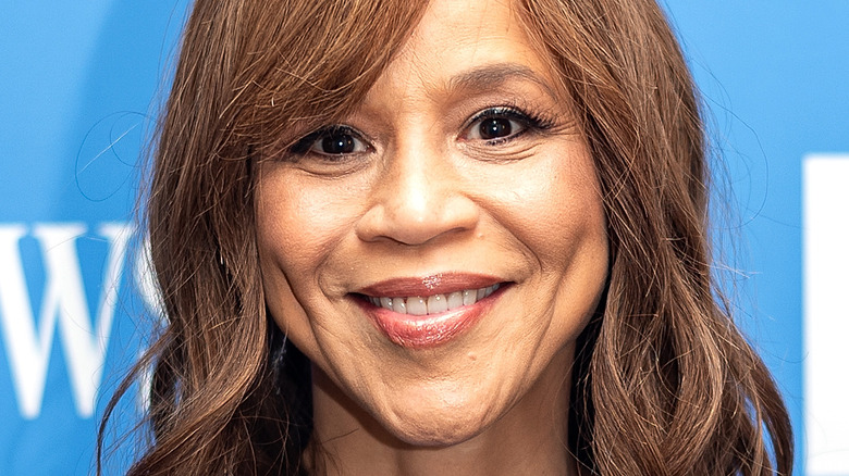 Rosie Perez smiling