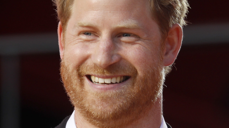 Prince Harry smiling