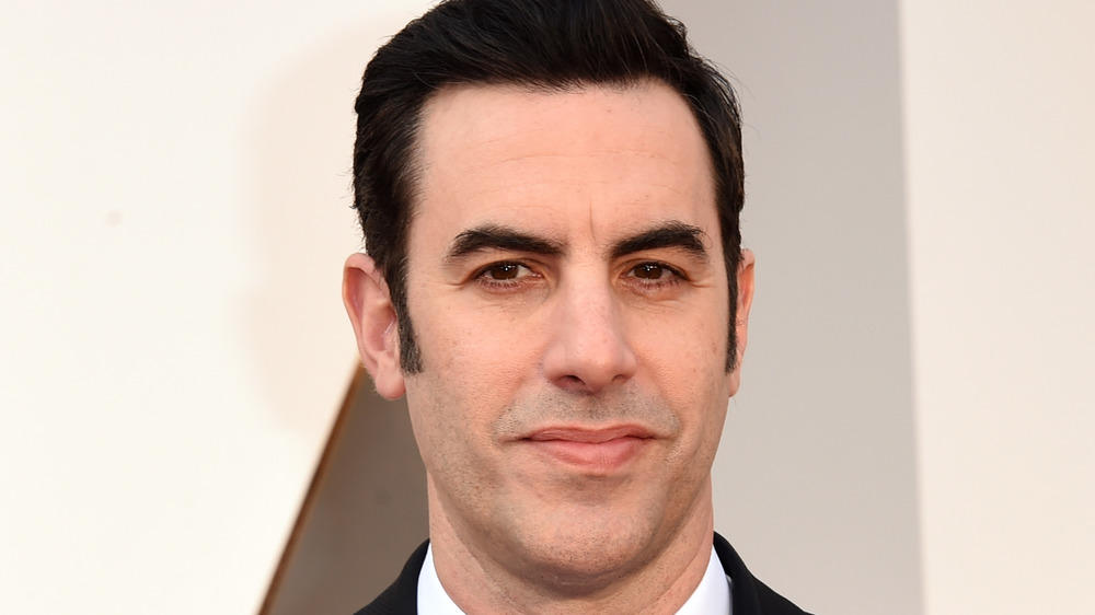 Sacha Baron Cohen smiling