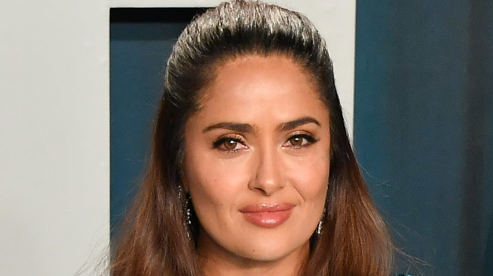 Salma Hayek at an Oscar Party 