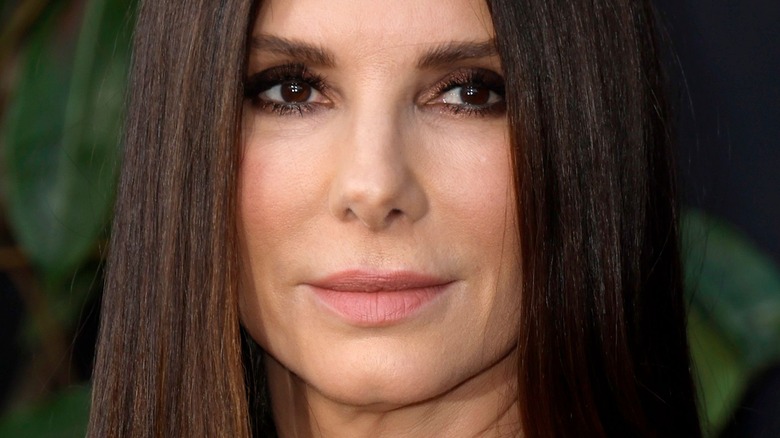 Sandra Bullock posing at an event