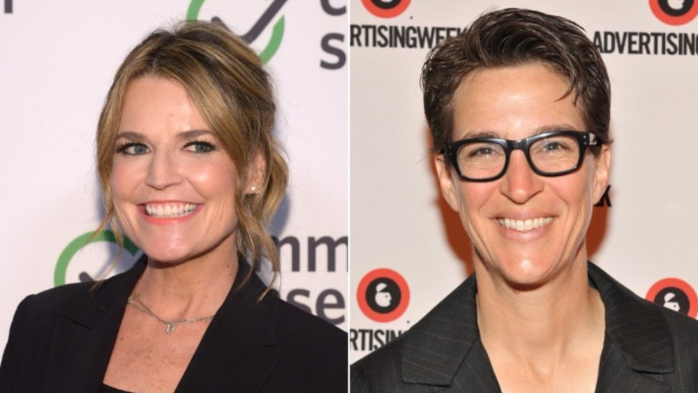 Savannah Guthrie and Rachel Maddow