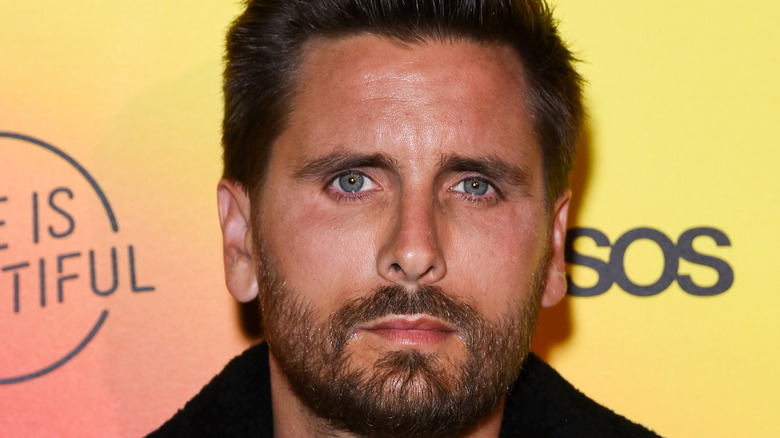 Scott Disick, not smiling