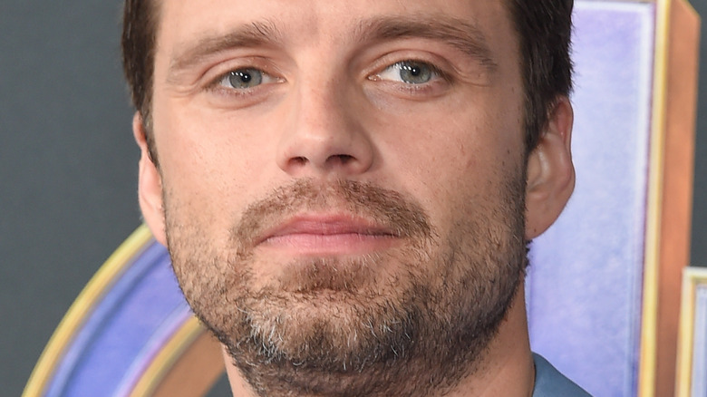 Sebastian Stan staring