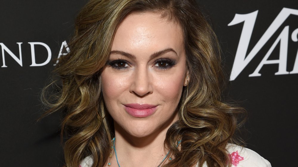 Alyssa Milano attends CORE Gala: A Gala Dinner to Benefit CORE and 10 Years of Life-Saving Work Across Haiti & Around the World at Wiltern Theatre