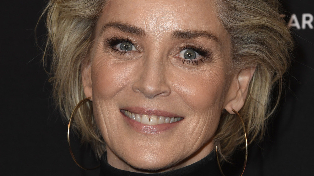 Sharon Stone smiling