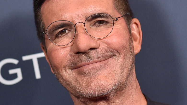 Simon Cowell smiling